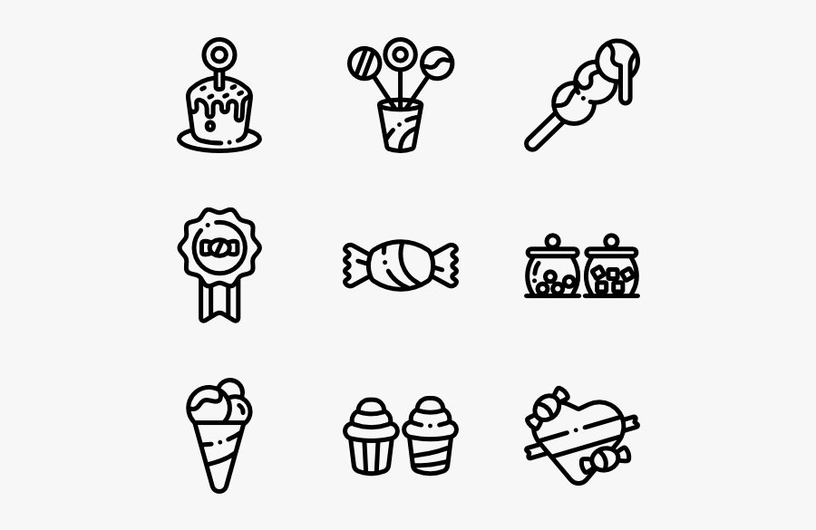 Sweet & Candy Shop, Transparent Clipart