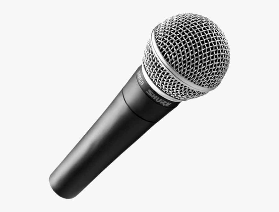 Shure Sm58 Microphone Shure Sm57 Audio - Transparent Background Shure Sm58 Psd, Transparent Clipart