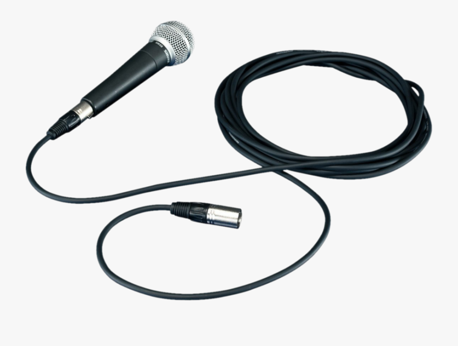 Microphone Clipart Wire Png - Mic With Cord Png, Transparent Clipart