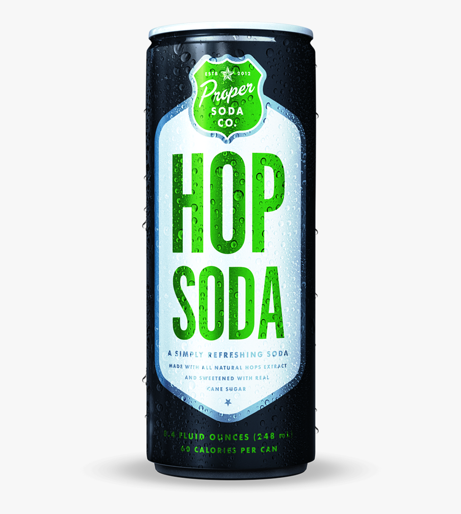Hop Soda Proper Soda - Caffeinated Drink, Transparent Clipart