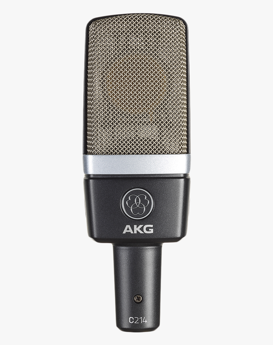 C214 Professional Large Diaphragm Condenser Microphone - Mikrofonas Akg C214, Transparent Clipart