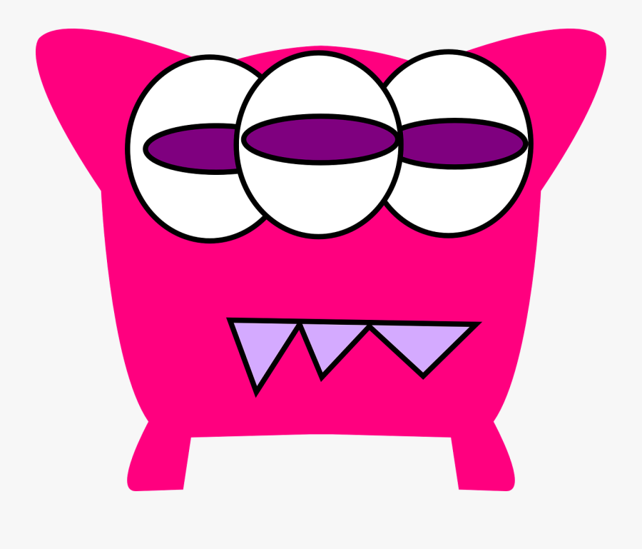 Smile Teeth Clipart 26, Buy Clip Art - 3 Teeth Monster, Transparent Clipart