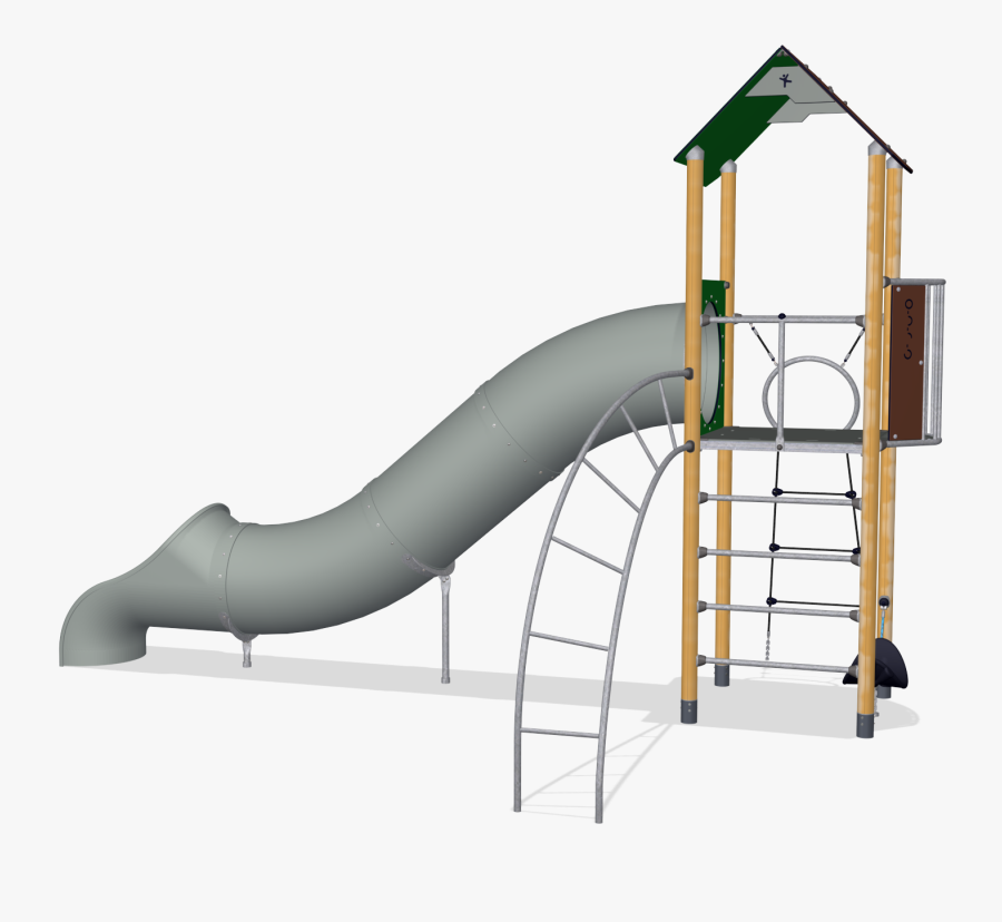 Playground Clipart Spiral Slide - Playground Slide, Transparent Clipart