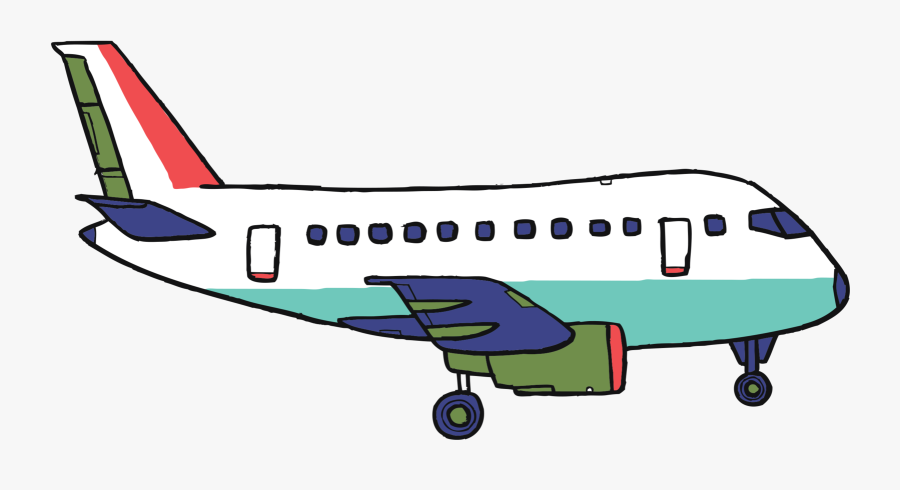 Airplane - Airplane - Airplane - Air Plan Tattoo - Kids Tattoos Aeroplane, Transparent Clipart