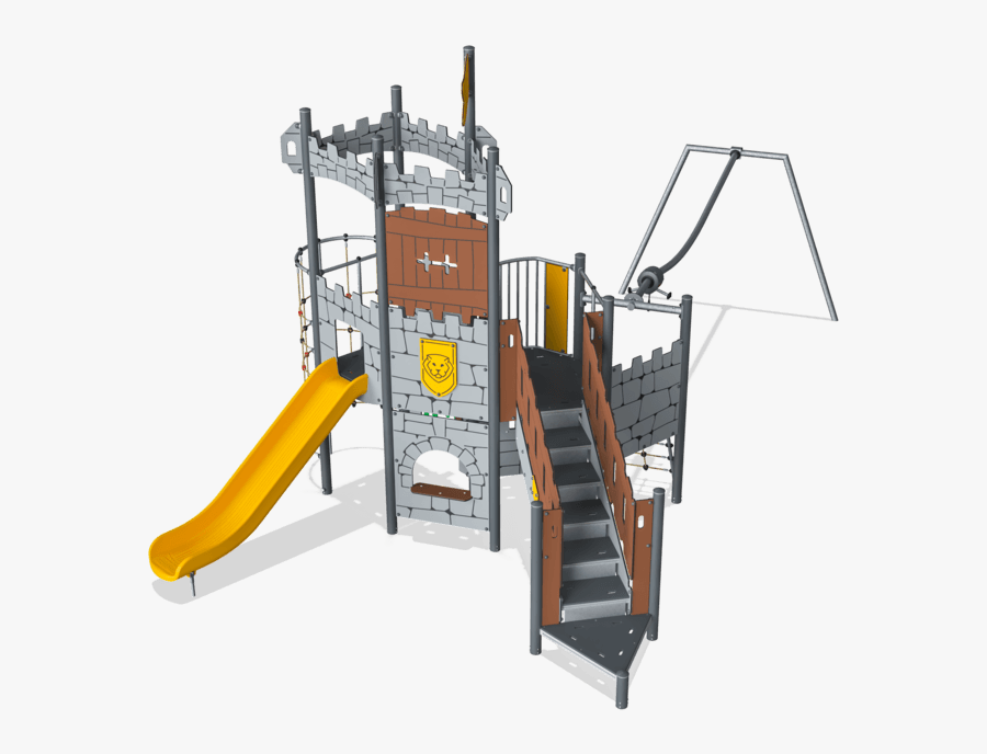 Transparent Castle Tower Png - Playground Slide, Transparent Clipart