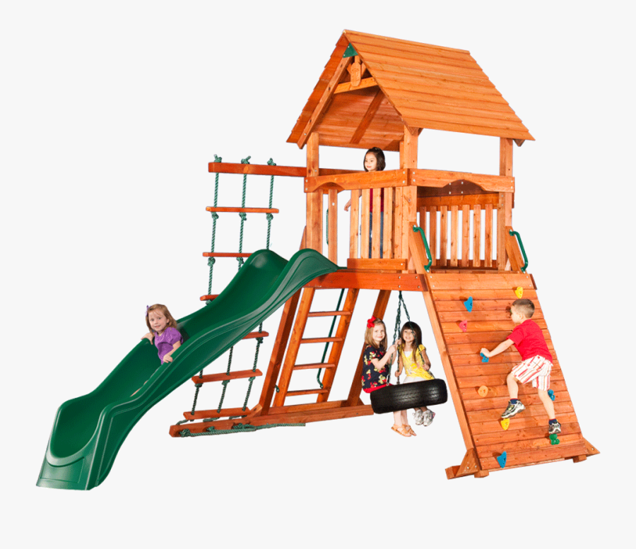 Sequoia Climbing Frame With - Fort Play Clipart, Transparent Clipart