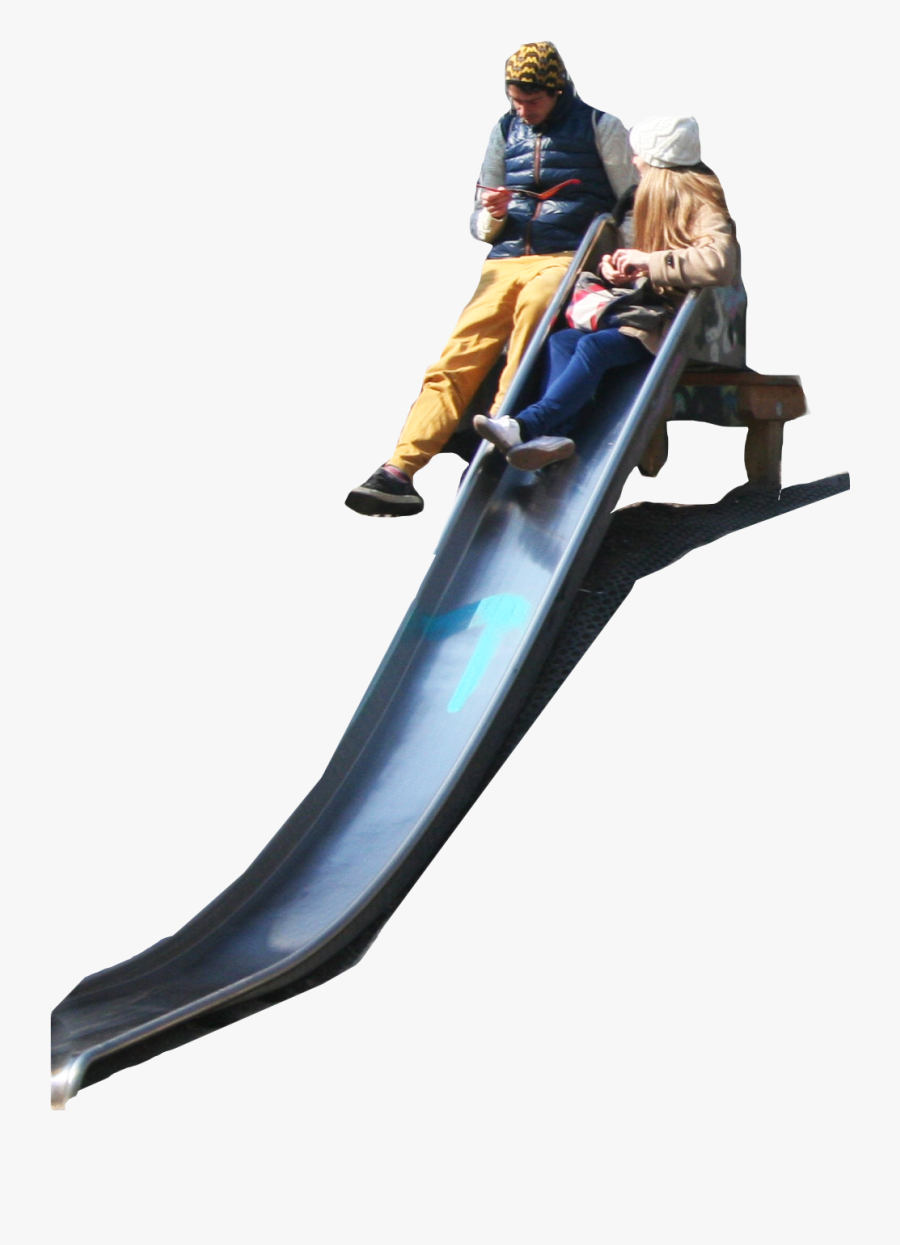 Playground-slide - People Slide Png, Transparent Clipart