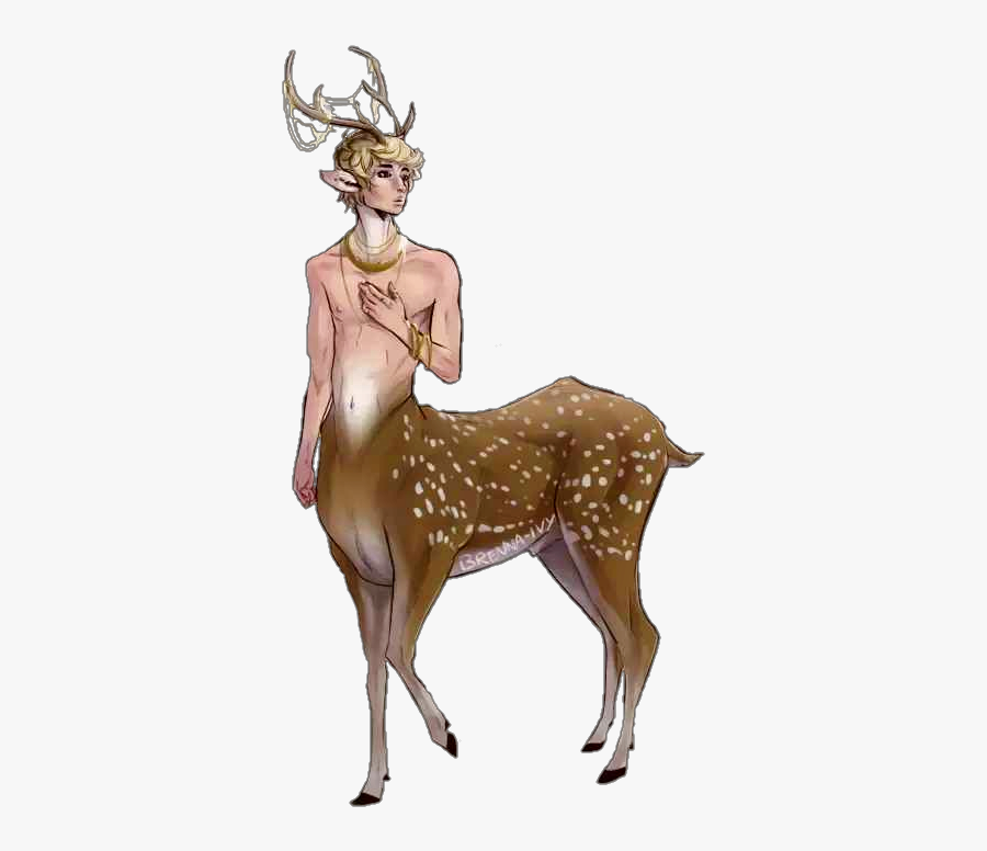 #man #male #centaur #fantasy #halfdeer #halfhuman #clipart - Mitologia Centauro Png, Transparent Clipart