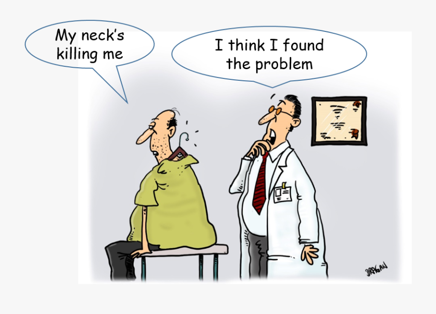 Pain In The Neck2 - Cartoon, Transparent Clipart