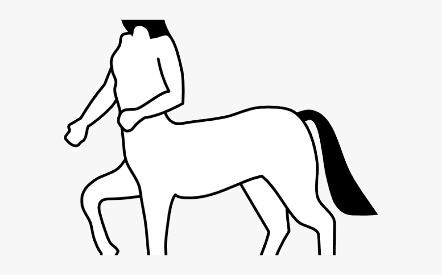 Centaur Cliparts - Centauro Mitologia Griega Dibujo, Transparent Clipart