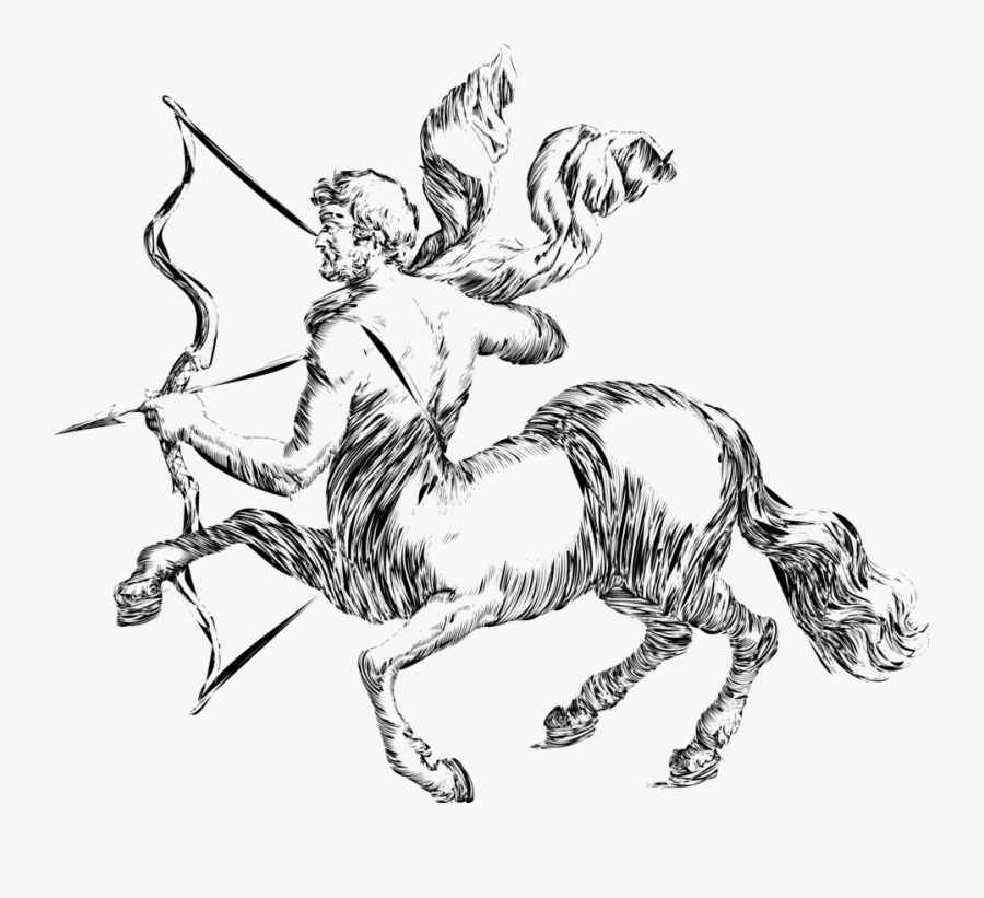 Sagittarius Centaur Png, Transparent Clipart