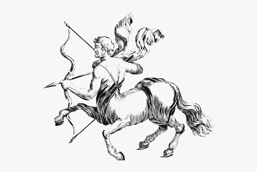 Centaur Sagittarius, Transparent Clipart