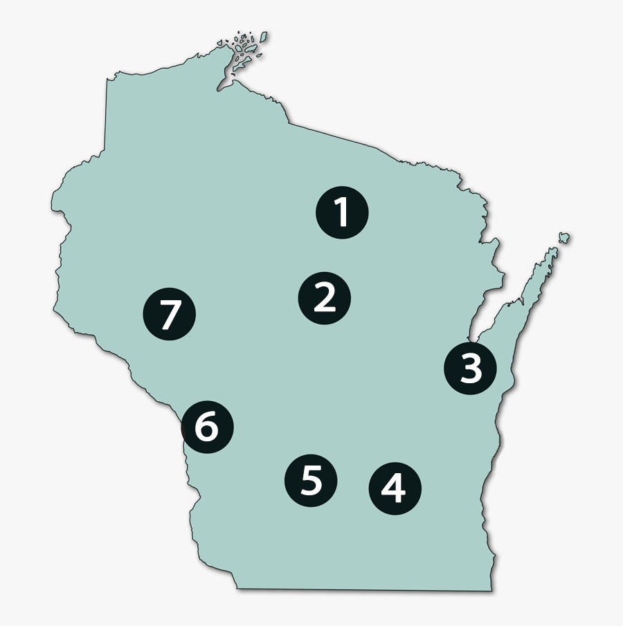 Nre Location Map Of Wisconsin, Transparent Clipart