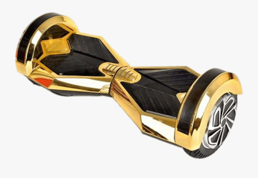Chrome Lamborghini Hoverboard - Chrome Gold Segway, Transparent Clipart