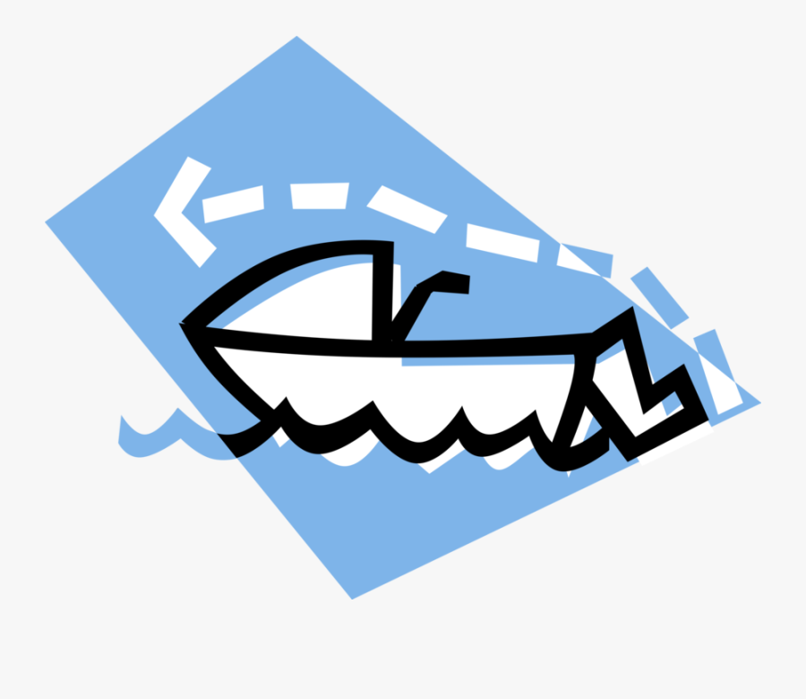 Vector Illustration Of Personal Watercraft Water Sports, Transparent Clipart