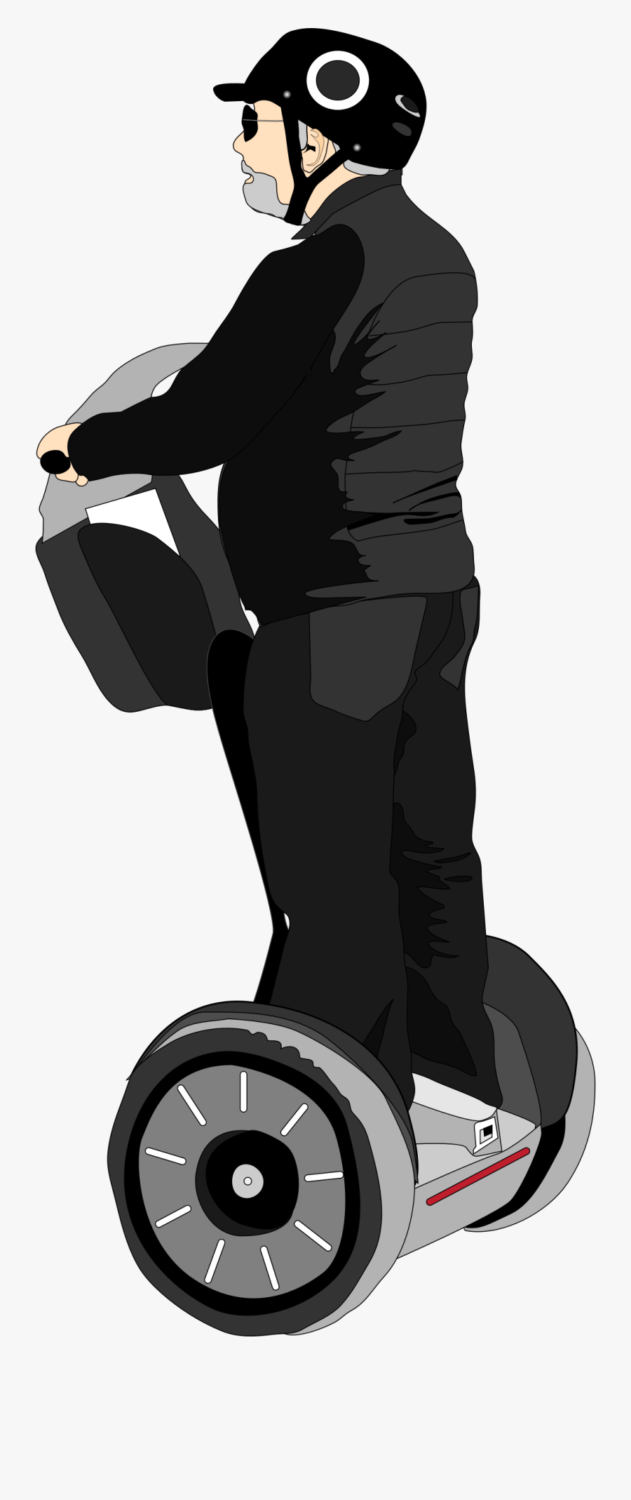 Man On Segway Clip Arts - Segway Clipart, Transparent Clipart