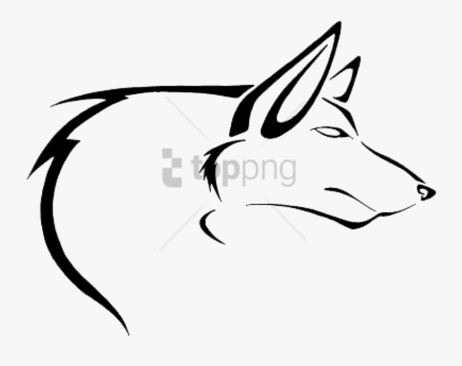 Free Png Wolf Tattoo Simple Png Image With Transparent - Neck Simple Tattoo Png, Transparent Clipart
