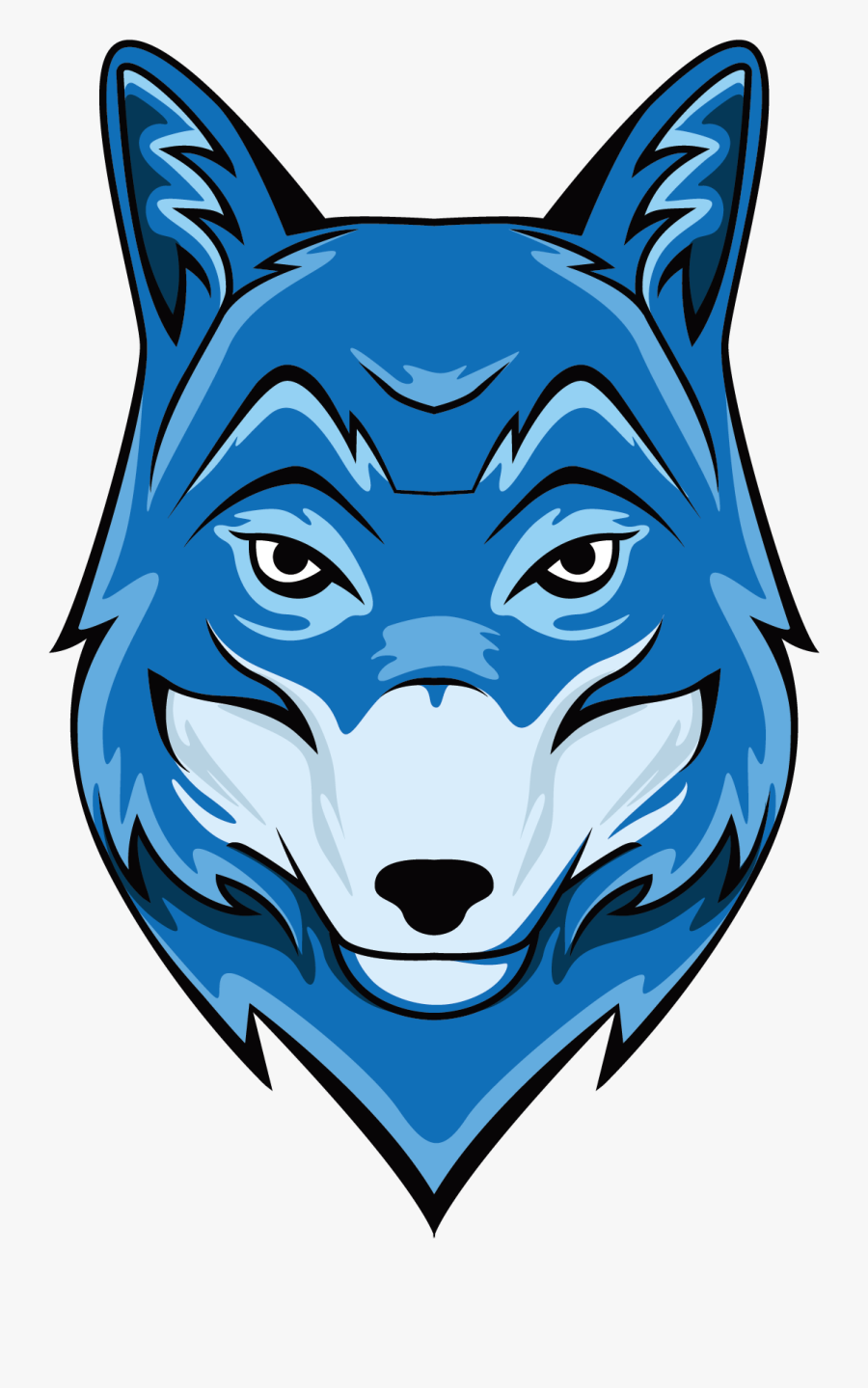 Gray Wolf Royalty Free Illustration - Circulo Con Lobo, Transparent Clipart