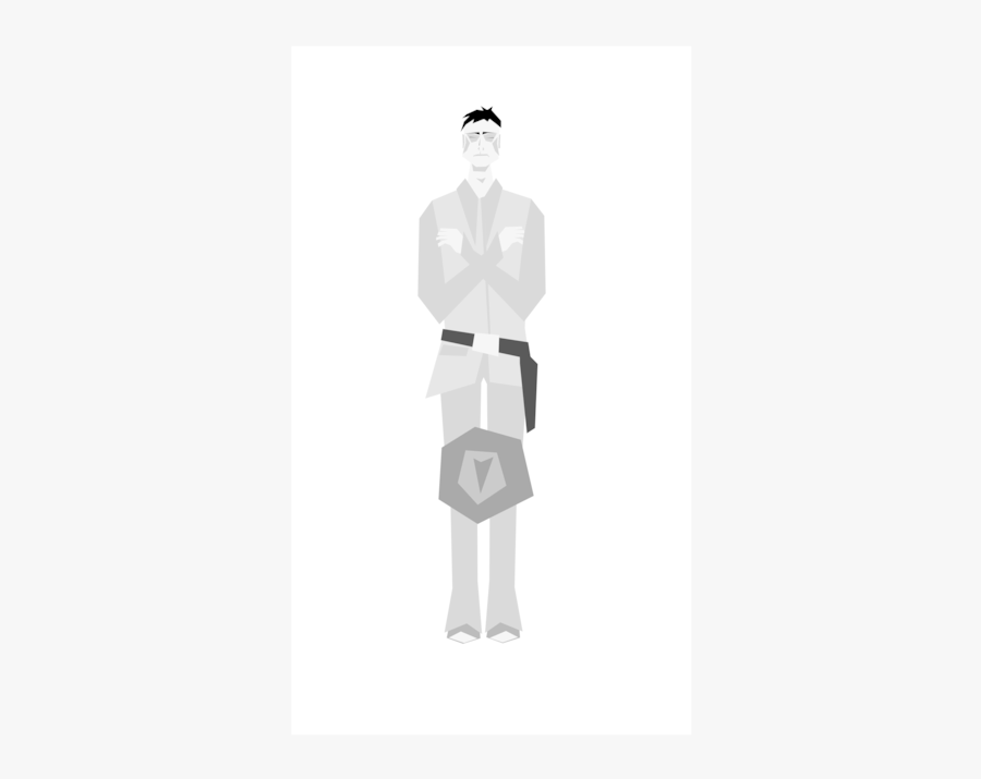 Standing,shoulder,angle - Standing, Transparent Clipart