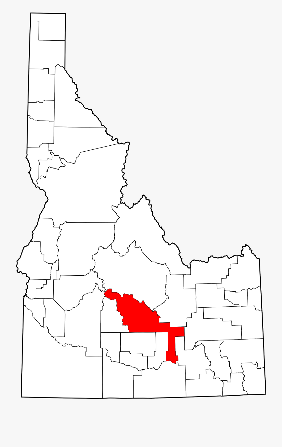 Transparent Houston Texas Map Clipart - Blaine County Idaho Map, Transparent Clipart