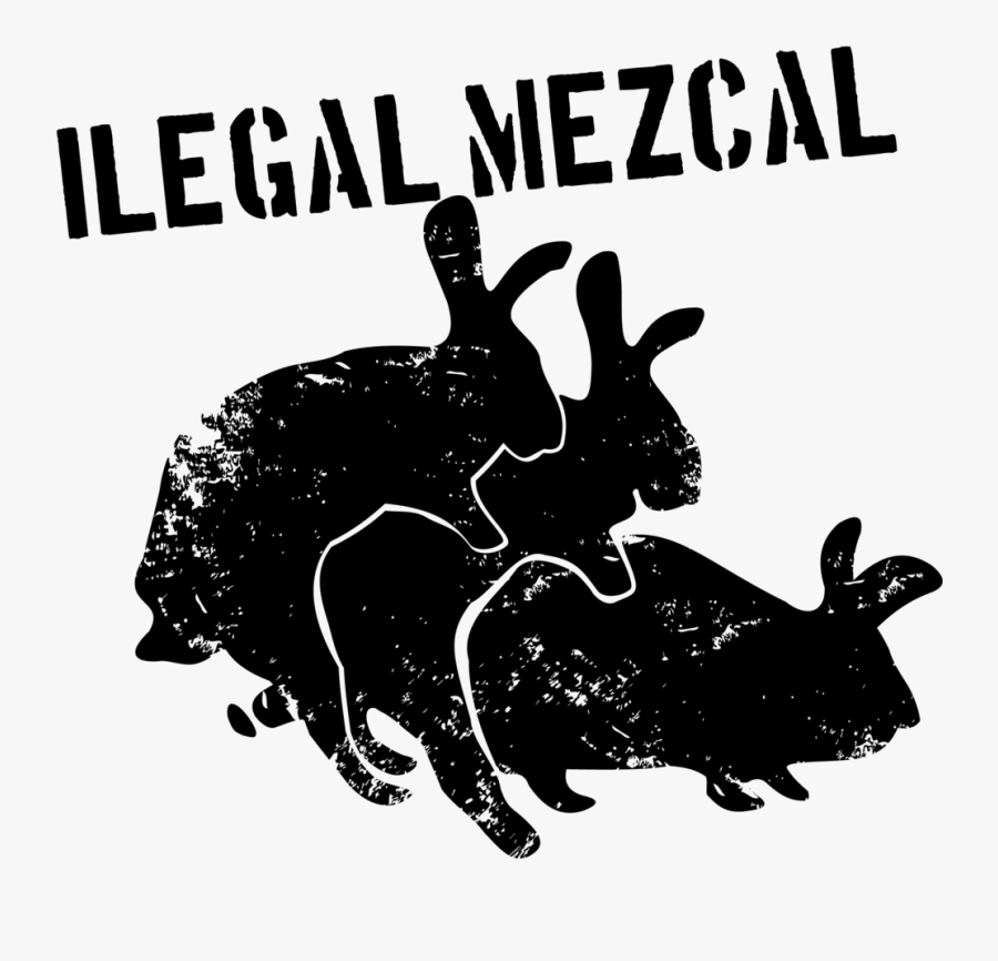Ilegal Rabbits Black - Ilegal Mezcal Logo, Transparent Clipart