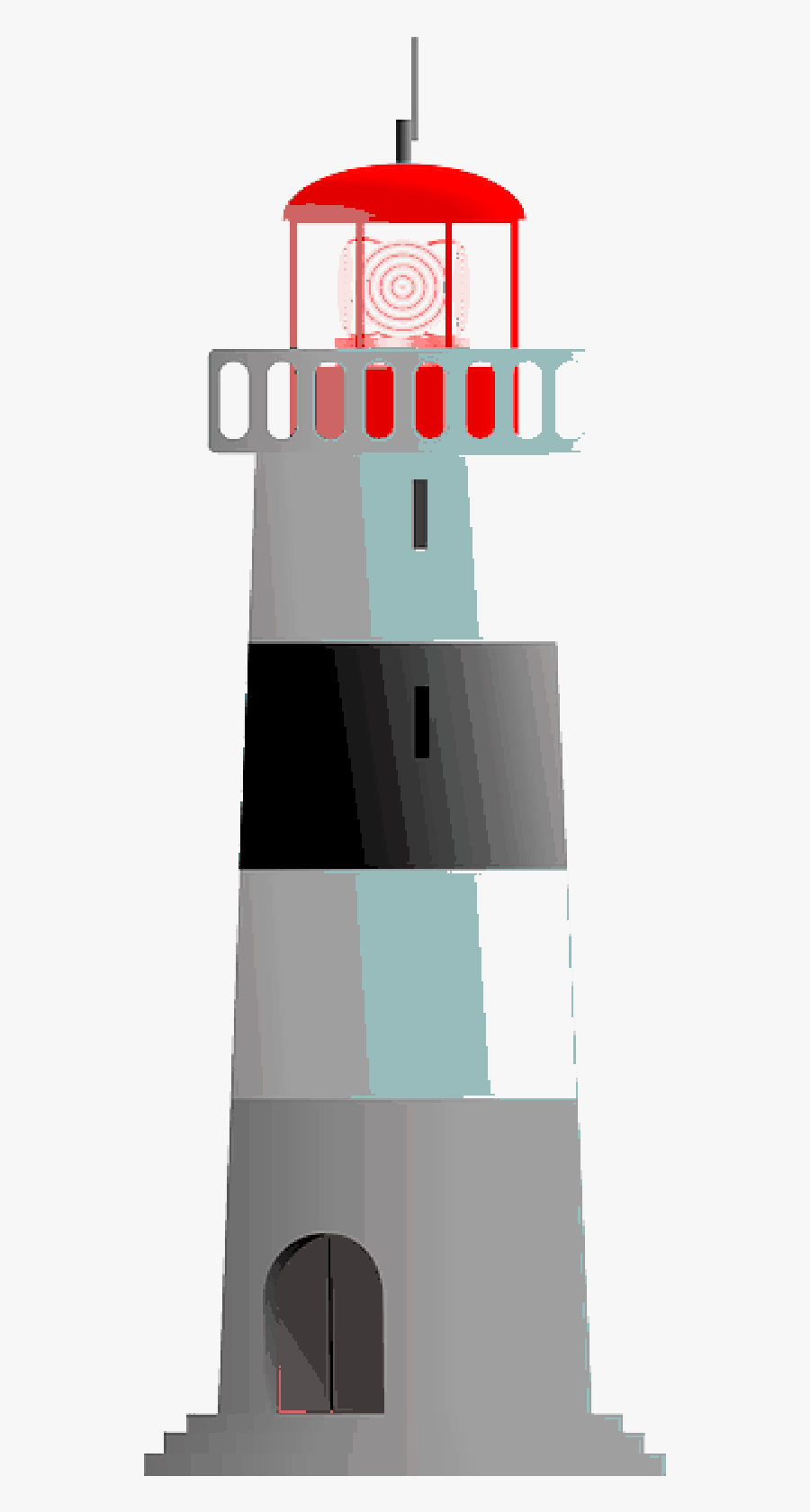 Clip Art Portable Network Graphics Vector Graphics - Orange Lighthouse Clip Art, Transparent Clipart