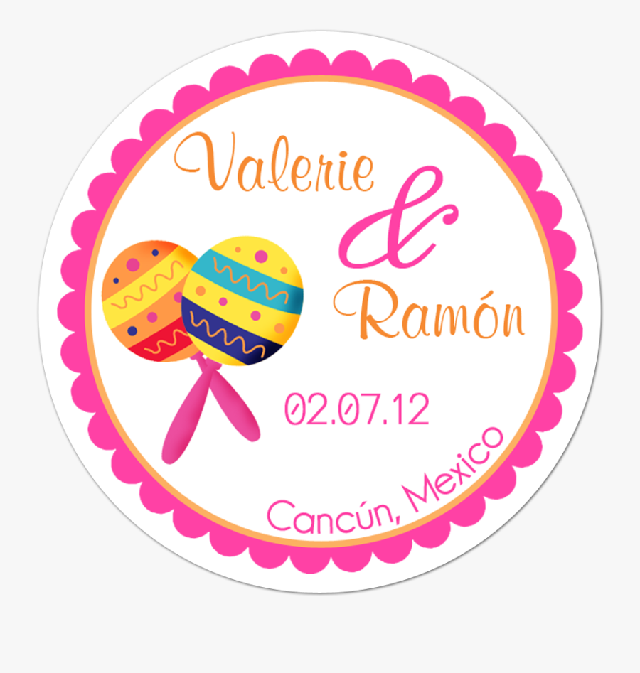 Maracas Transparent Fiesta Mexican - Pink Baby Minnie Mouse, Transparent Clipart