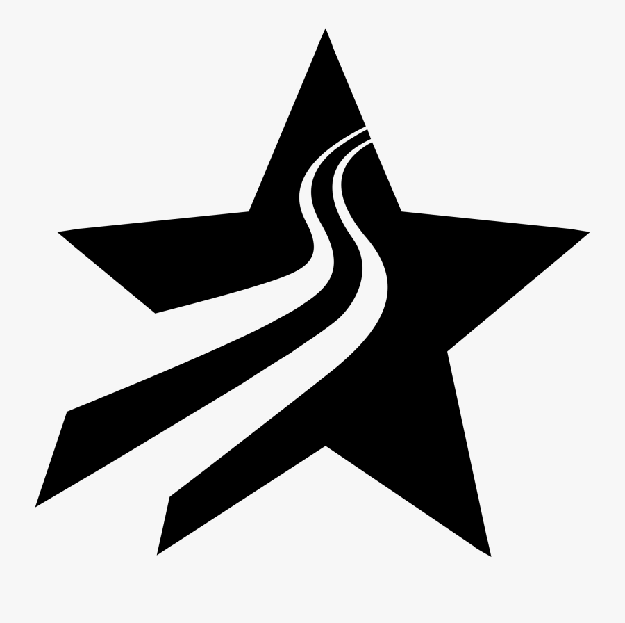 Silver Star Logo Png Transparent - Star Logo Png Vector, Transparent Clipart