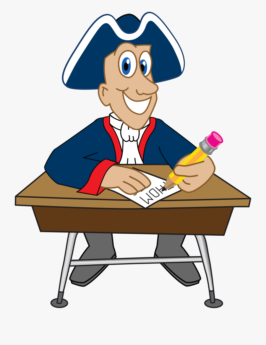 Pedro Desk - Easy Patriots Drawings Cartoon, Transparent Clipart