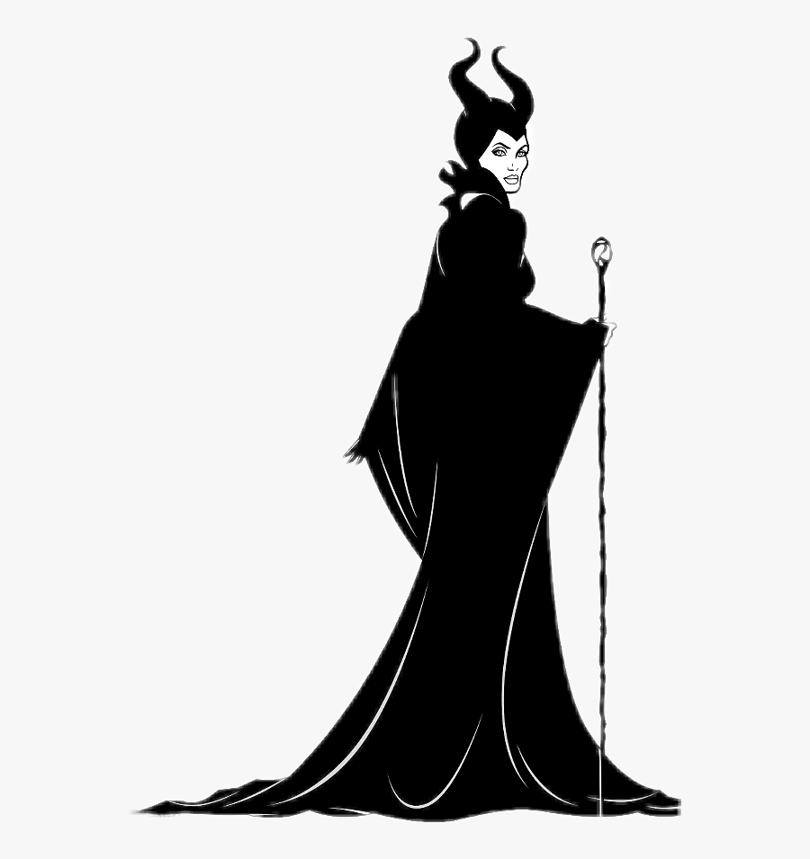 #wicked
#maleficent - Cartoon Black And White Maleficent, Transparent Clipart