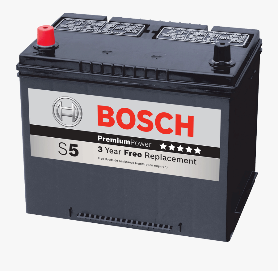 Bosch S5 Car Battery - Bosch Car Battery Png, Transparent Clipart