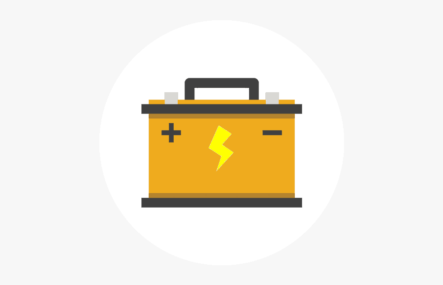Battery Icon - Automotive Battery, Transparent Clipart