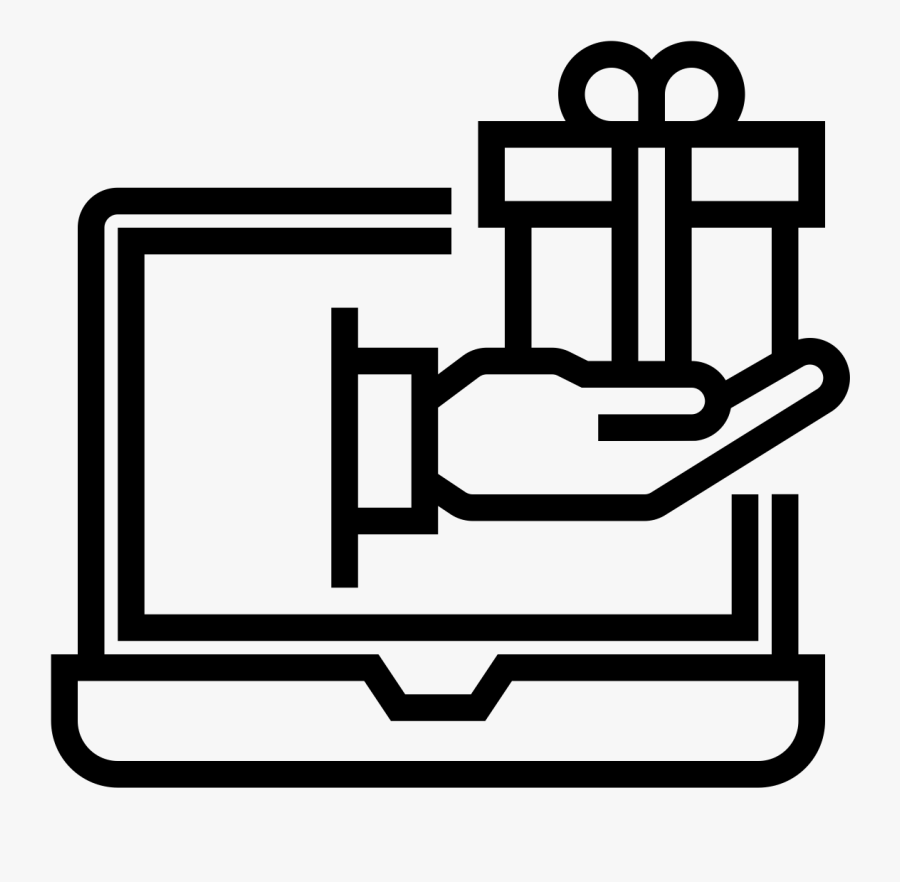 Transparent Good Vibes Png - Outline Images Of Gifts, Transparent Clipart