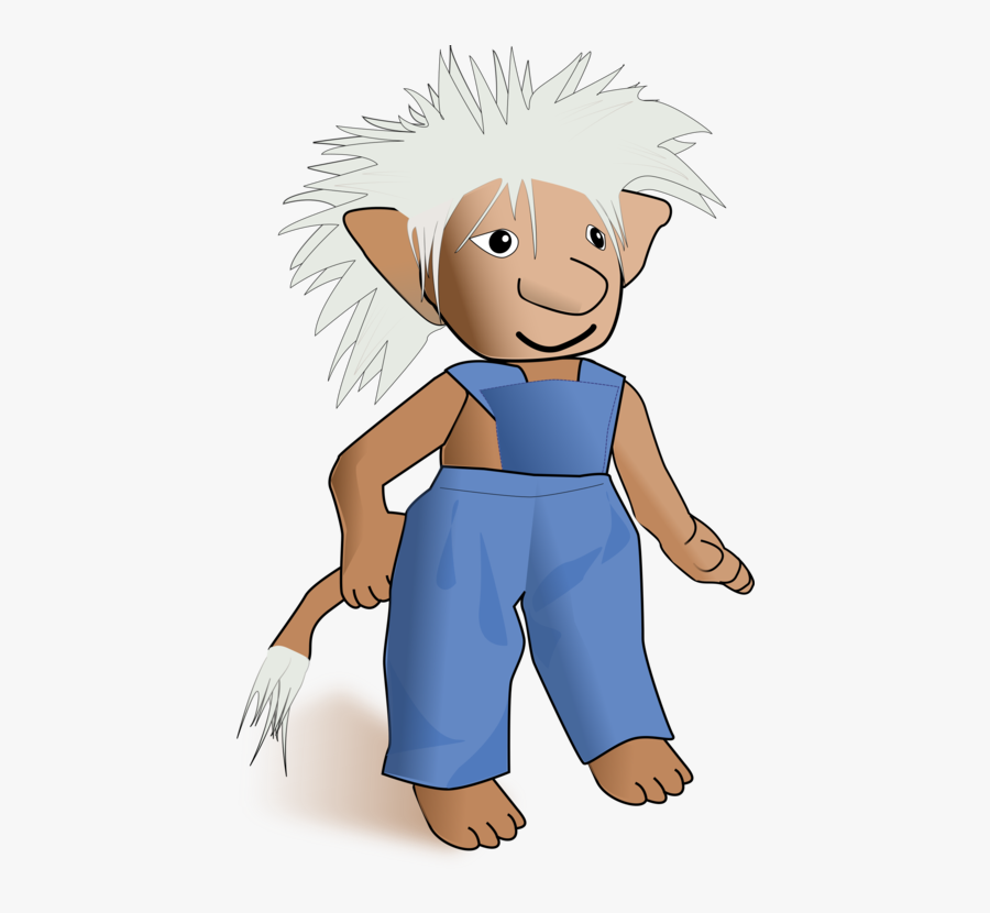 Troll Doll Xmas Christmas Coloring Book Colouring Black - Clipart Troll, Transparent Clipart