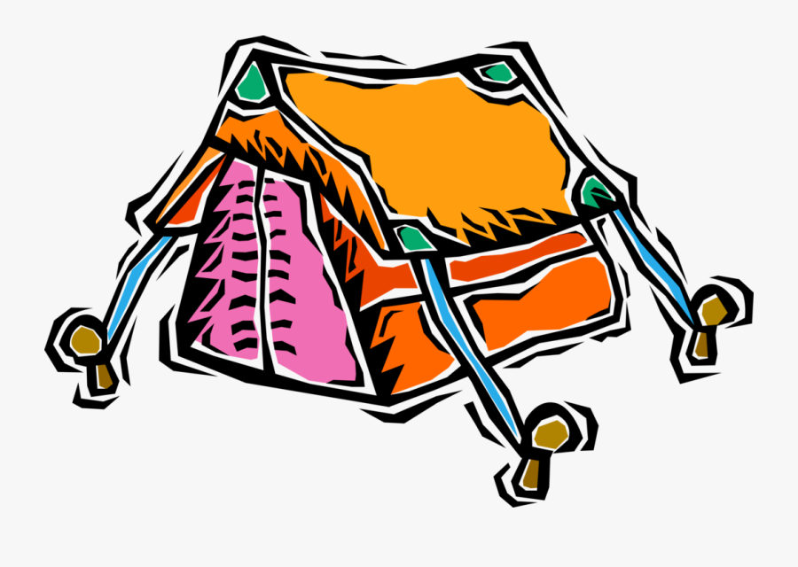 Camp Clipart Pup Tent, Transparent Clipart