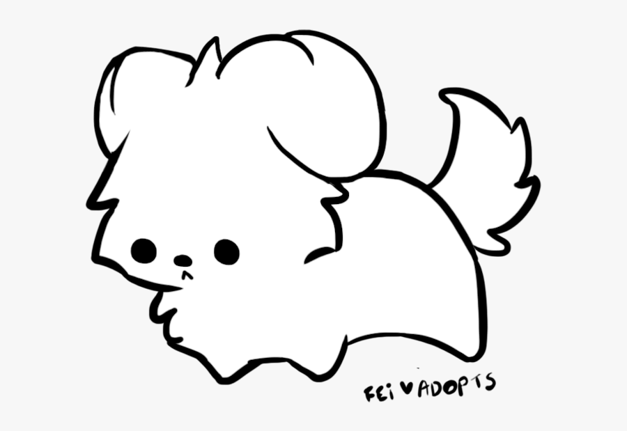 Free Loppy Eared Dog Lineart By Fei Adopts On Clipart, Transparent Clipart