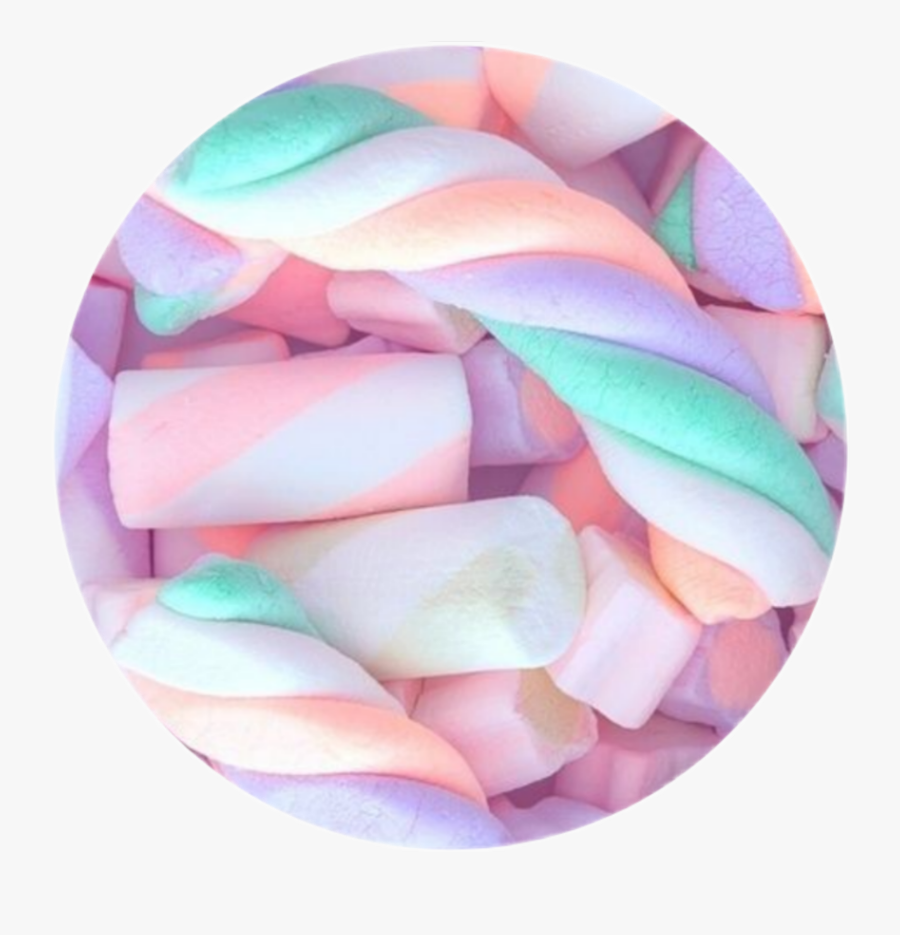 #circule #marshmallow #marshmellow #haribo #raribo - Kawaii Pastel Marshmallow Background, Transparent Clipart