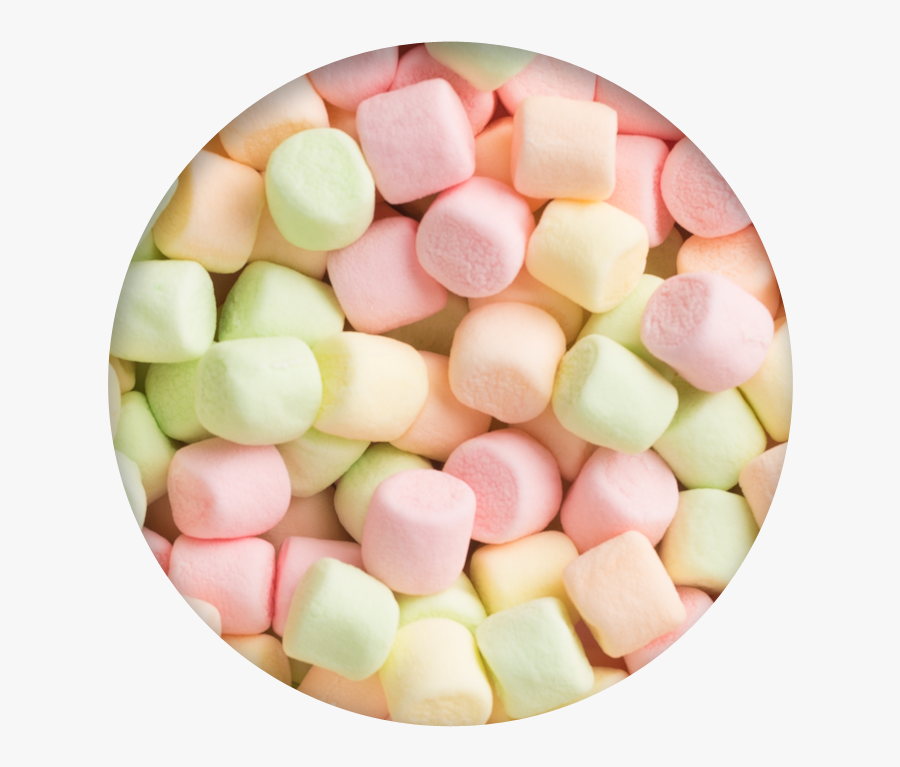 Clip Art Marshmallow Colored - Colored Mini Marshmallow Png, Transparent Clipart