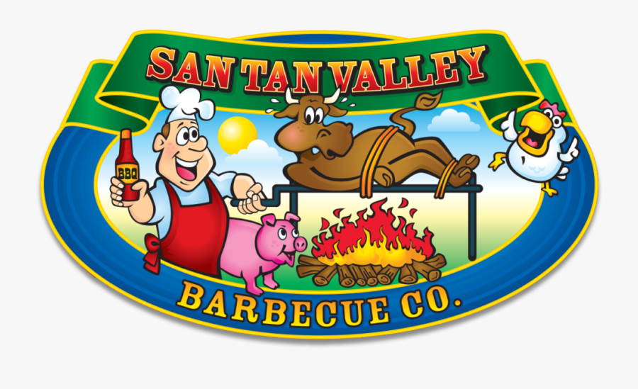 San Tan Valley Bbq - Cartoon, Transparent Clipart