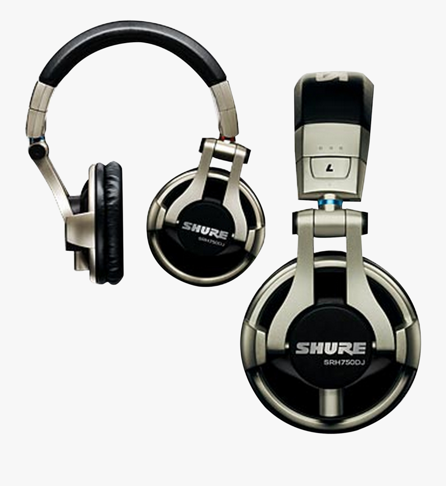 Drawing Headphones Dj Headphone - Shure 750dj, Transparent Clipart