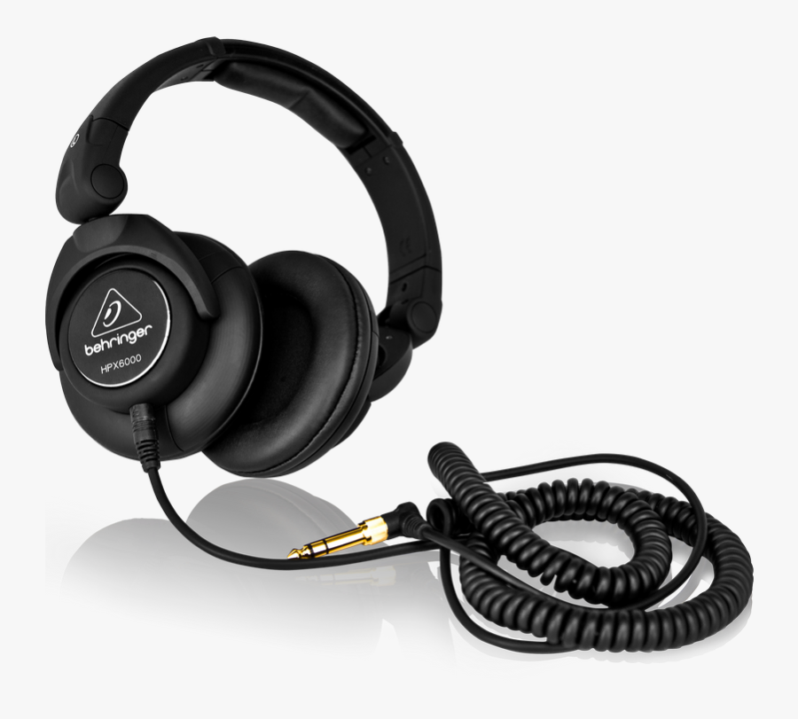 Behringer Hpx6000 Professional Dj Headphones, Transparent Clipart