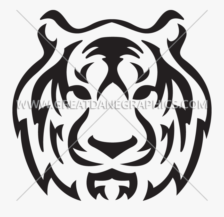 Tigers Drawing Head - Siberian Tiger, Transparent Clipart