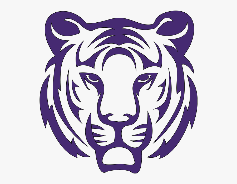 Blue Tigers Football Team Logo, Transparent Clipart