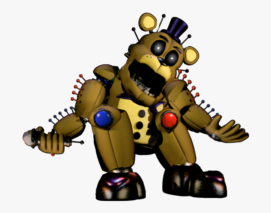 Hi Guys Its Salty I Just Made Prototype Golden Freddy - Cartoon, Transparent Clipart