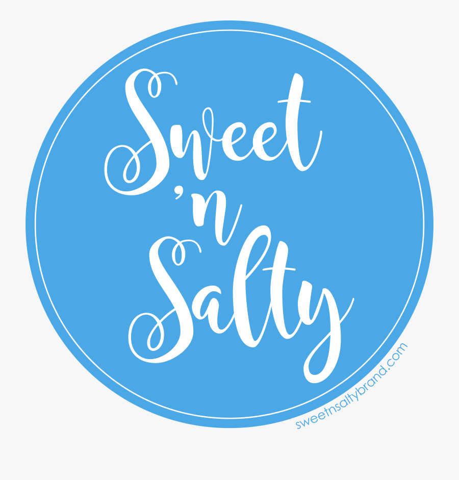 Image Of Sweet "n Salty Stickers - Calligraphy, Transparent Clipart