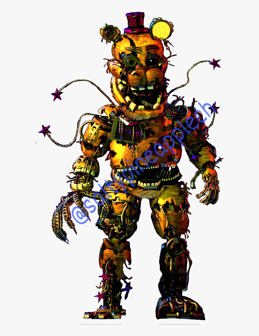 Hi Guys Its Salty Scrap Fredbear Is Not Mine - Illustration, Transparent Clipart