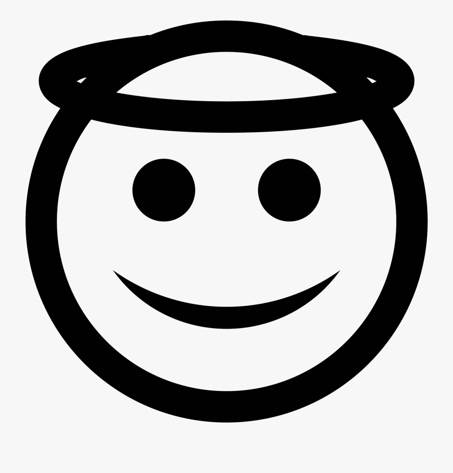 Halo Png Angel - Angel Emoji Icon Png, Transparent Clipart
