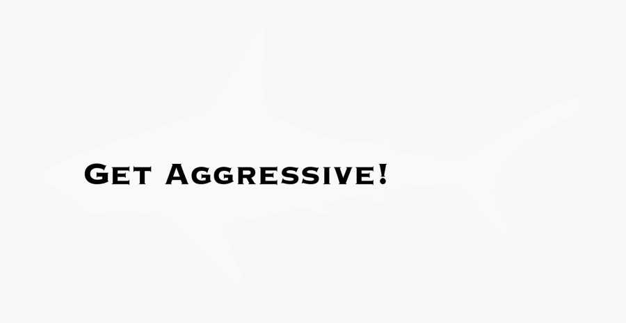 Bullshark Aggressive Verticle2 - Shark, Transparent Clipart