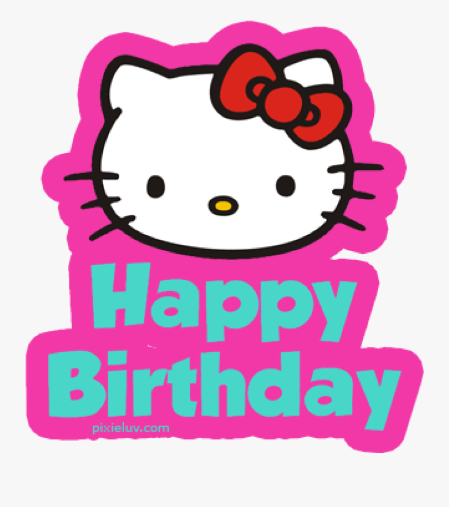 Hello Kitty Birthday Clipart Hello Kitty Birthday Clipart - Hello Kitty Birthday Background, Transparent Clipart