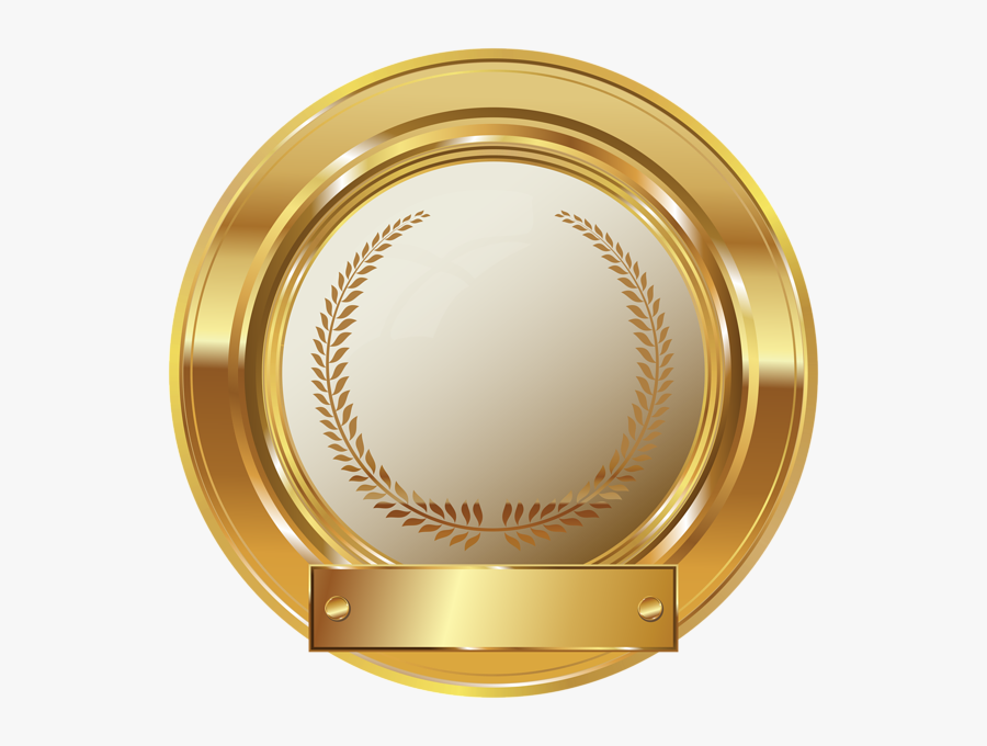 Gold Seal Png Clip Art Image - Transparent Gold Seal Png, Transparent Clipart